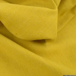 Toile lourde Vercors aspect rustique coloris Curry