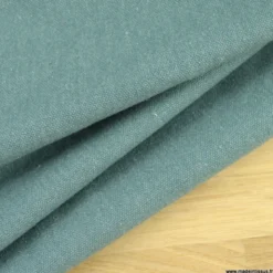 Toile lourde Vercors aspect rustique coloris vert écume