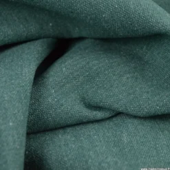 Toile lourde Vercors aspect rustique coloris vert sapin
