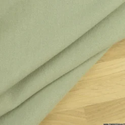 Toile lourde Vercors aspect rustique coloris vert wasabi