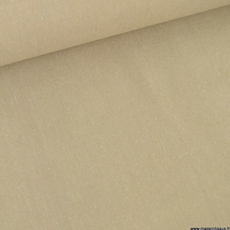 Toile lourde Vercors aspect rustique coloris Taupe