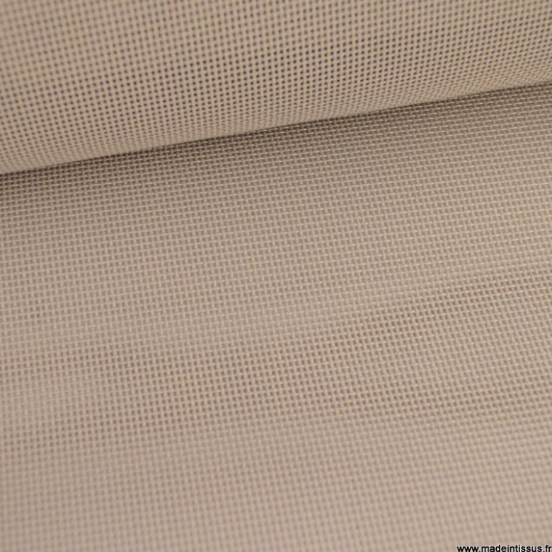 Toile transat et siège ajouré beige mastic