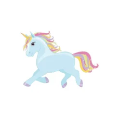 Transfert textile Thermocollant motif licorne