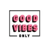 Transfert textile Thermocollant motif Good vibes only