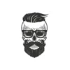 Transfert textile Thermocollant motif Hipster