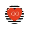 Transfert textile Thermocollant message Coeurs XOXO