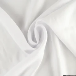Twill viscose lourd coloris Blanc