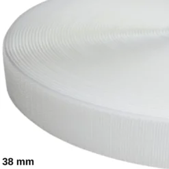 Velcro auto-agrippant 38 mm male + femelle Blanc
