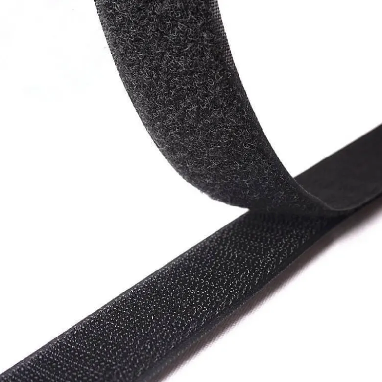 Velcro à coudre 20mm male + femelle Noir