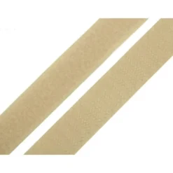 Velcro à coudre 20mm male + femelle Beige