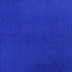 Velours grosses côtes d'ameublement Huggy - Bleu roi