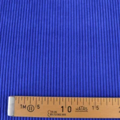 Velours grosses côtes d'ameublement Huggy - Bleu roi