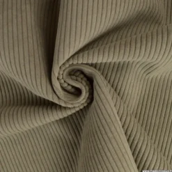 Velours grosses côtes d'ameublement Huggy - taupe