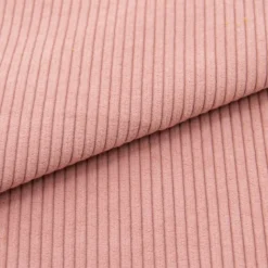 Velours grosses côtes d'ameublement Huggy - Bois de rose