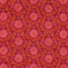 Voile de coton matelassée motif fleurs et rayures rose et bordeaux