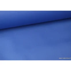 Véritable tissu gabardine Enduit bleu jean